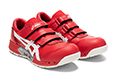 アシックス安全靴 ウィンジョブ CP305AC (601 クラシックレッドxホワイト)